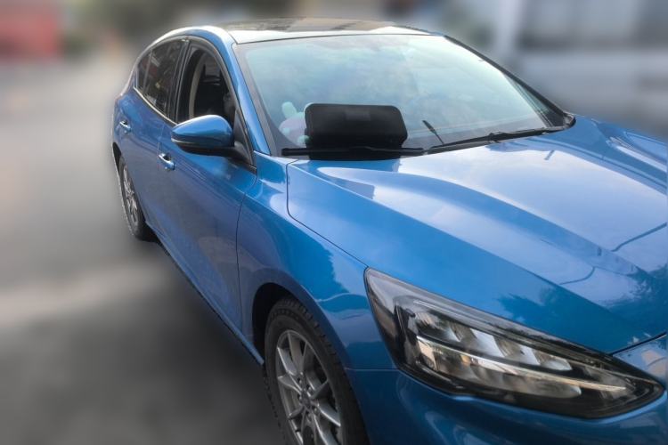 Used Ford Focus 2021 Hatchback EcoBoost 180 Automatic Titanium Edition Front Right 45 Deg