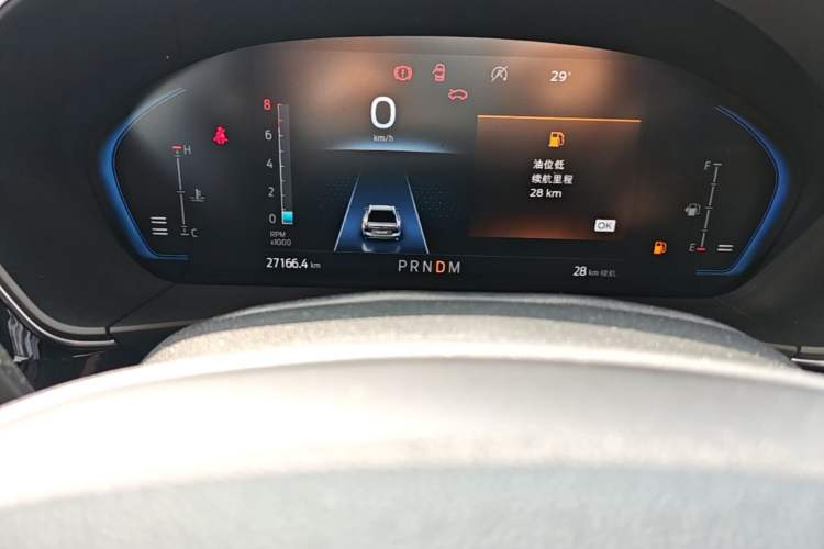 Used Ford Focus 2021 Sedan EcoBoost 180 Automatic ST Line Odometer Close Up