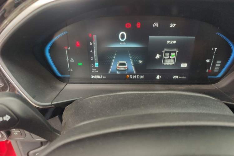 Used Ford Focus 2021 Hatchback EcoBoost 180 Automatic ST Line Odometer Close Up