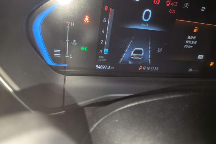 Used Ford Focus 2021 Sedan EcoBoost 180 Automatic ST Line Odometer Close Up