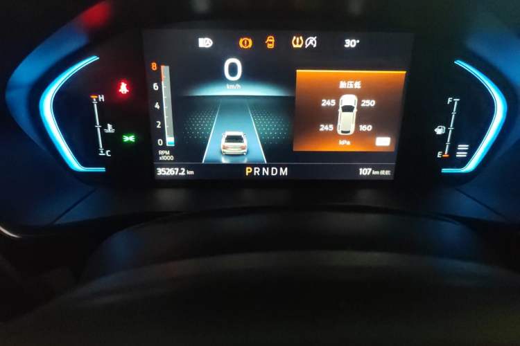 Used Ford Focus 2021 Hatchback EcoBoost 180 Automatic ST Line Odometer Close Up