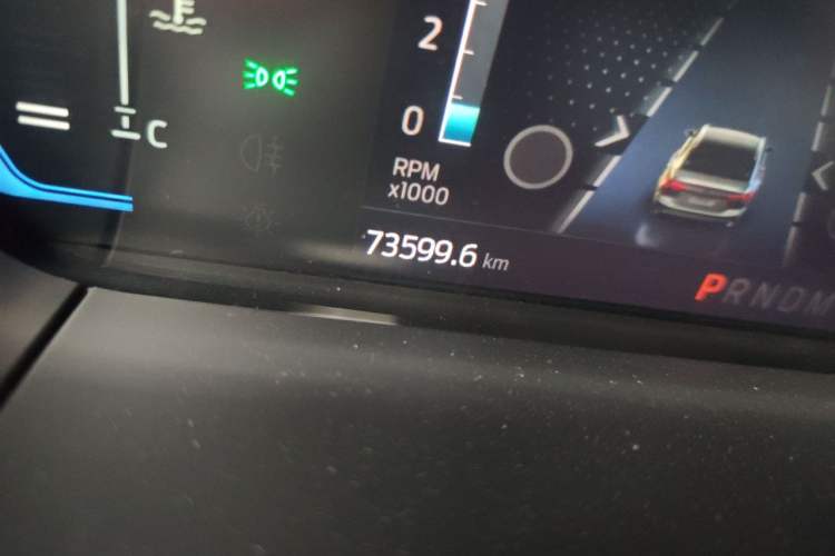Used Ford Focus 2021 Sedan EcoBoost 180 Automatic ST Line Odometer Close Up