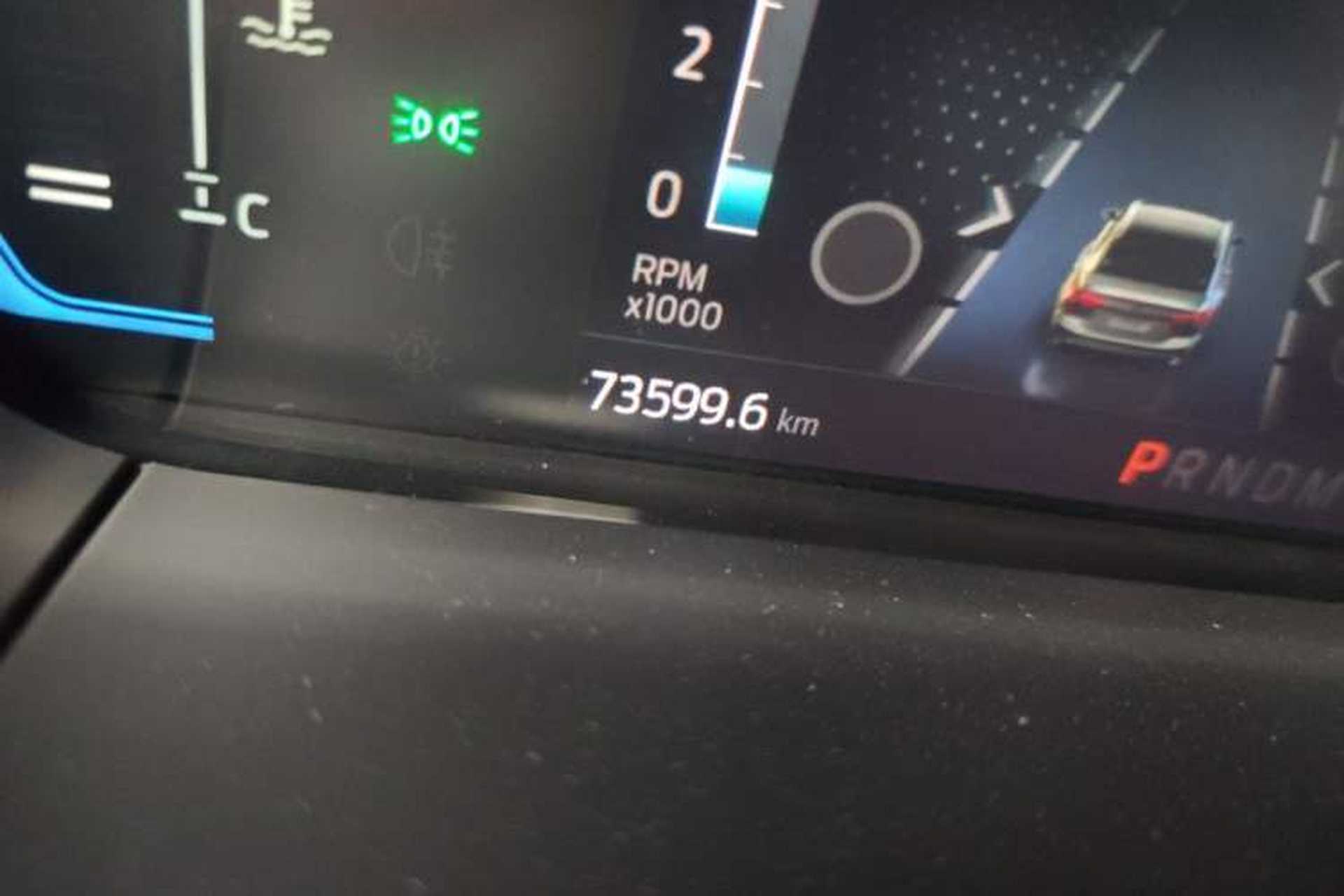 Used Ford Focus 2021 Sedan EcoBoost 180 Automatic ST Line Odometer Close Up