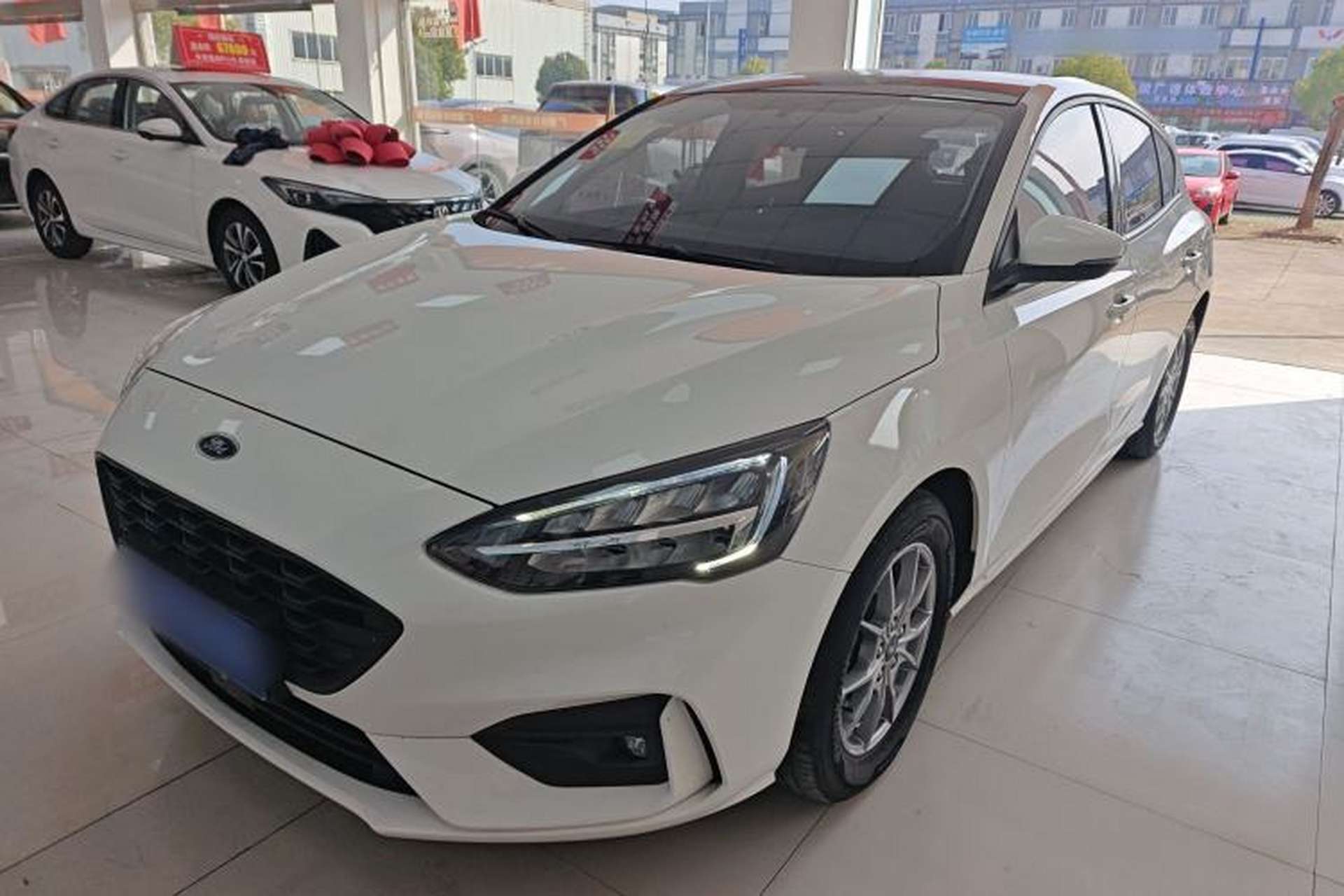 Used Ford Focus 2021 Hatchback EcoBoost 180 Automatic Titanium Edition Front Left 45 Deg