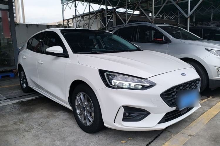 Used Ford Focus 2021 Hatchback EcoBoost 180 Automatic Titanium Edition Front Right 45 Deg
