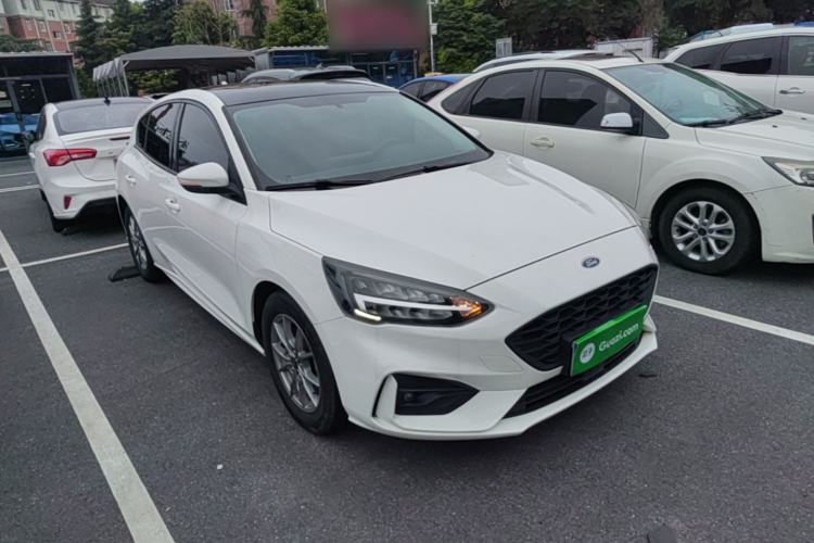 Used Ford Focus 2021 Hatchback EcoBoost 180 Automatic Titanium Edition Front Right 45 Deg