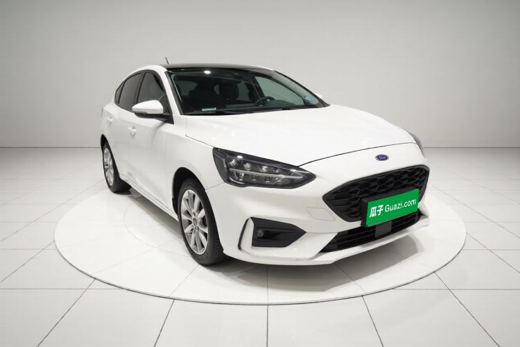 Used Ford Focus 2021 Hatchback EcoBoost 180 Automatic Titanium Edition Front Right 45 Deg