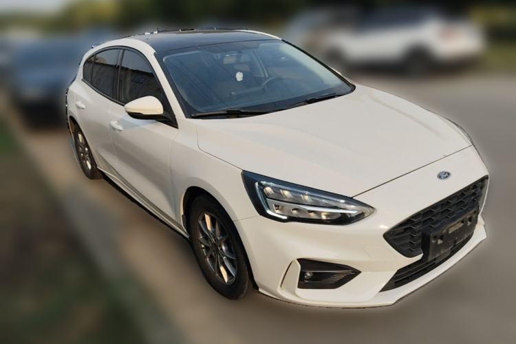 Used Ford Focus 2021 Hatchback EcoBoost 180 Automatic Titanium Edition Front Right 45 Deg