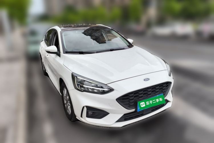 Used Ford Focus 2021 Hatchback EcoBoost 180 Automatic Titanium Edition Front Right 45 Deg