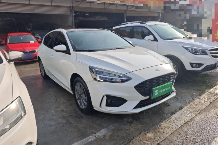 Used Ford Focus 2021 Hatchback EcoBoost 180 Automatic Titanium Edition Front Right 45 Deg