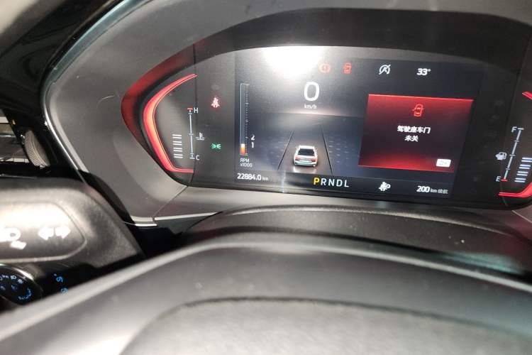 Used Ford Focus 2021 Hatchback EcoBoost 180 Automatic Titanium Edition Odometer Close Up