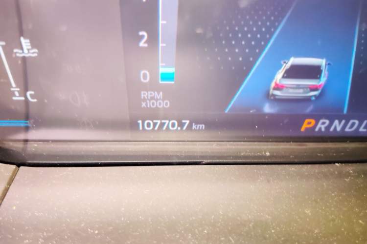 Used Ford Focus 2021 Sedan EcoBoost 180 Automatic Trendy Model Odometer Close Up