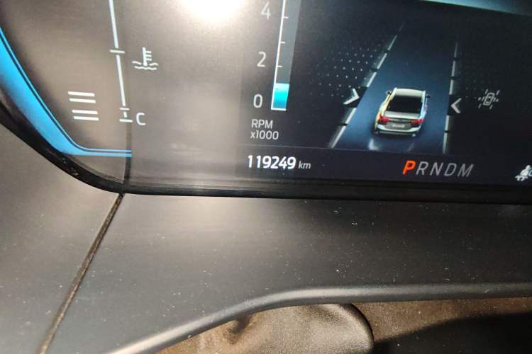 Used Ford Focus 2021 Hatchback EcoBoost 180 Automatic ST Line Odometer Close Up