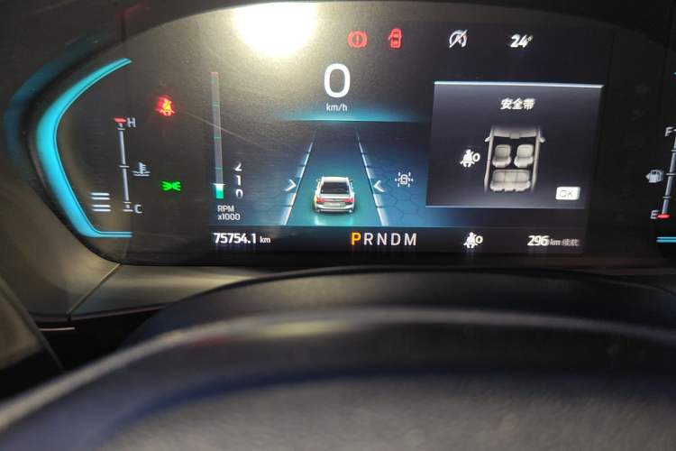 Used Ford Focus 2021 Hatchback EcoBoost 180 Automatic ST Line Odometer Close Up