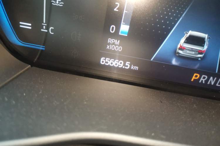 Used Ford Focus 2021 Sedan EcoBoost 180 Automatic ST Line Odometer Close Up
