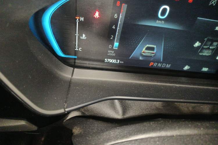 Used Ford Focus 2021 Sedan EcoBoost 180 Automatic ST Line Odometer Close Up