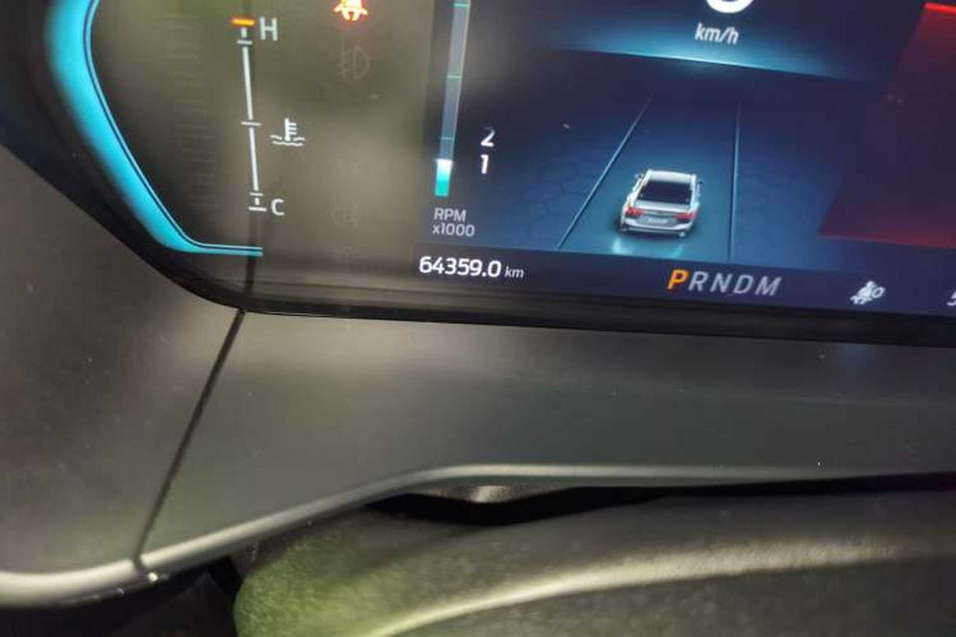Used Ford Focus 2021 Sedan EcoBoost 180 Automatic ST Line Odometer Close Up