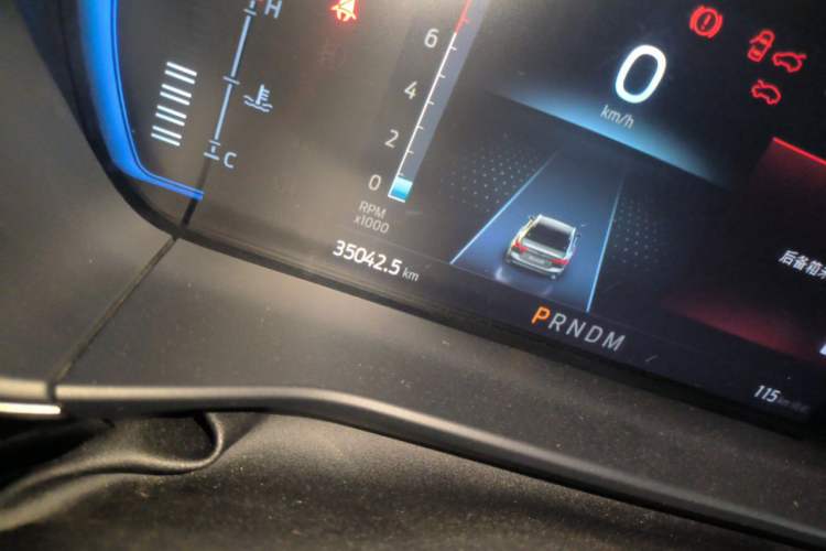 Used Ford Focus 2021 Sedan EcoBoost 180 Automatic ST Line Odometer Close Up