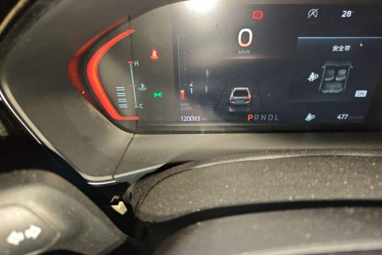 Used Ford Focus 2021 Sedan EcoBoost 180 Automatic Trendy Model Odometer Close Up