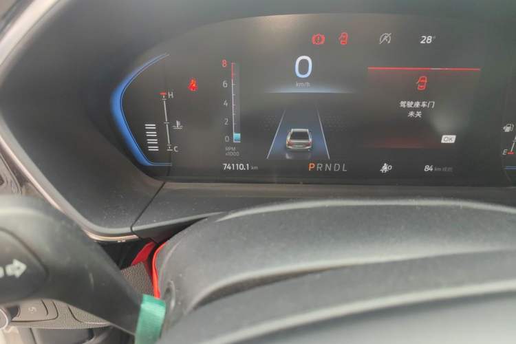 Used Ford Focus 2021 EcoBoost 180 Automatic Hunter Edition Odometer Close Up