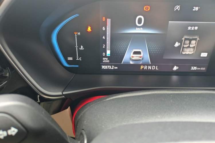 Used Ford Focus 2021 Sedan EcoBoost 180 Automatic Trendy Model Odometer Close Up