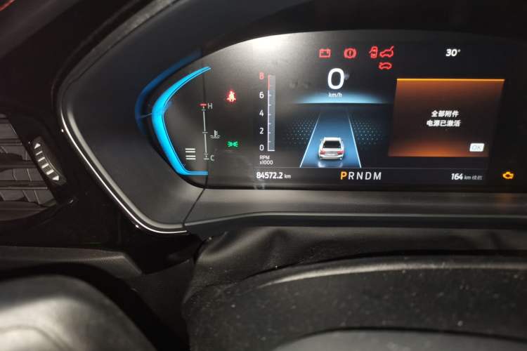 Used Ford Focus 2021 Hatchback EcoBoost 180 Automatic ST Line Odometer Close Up