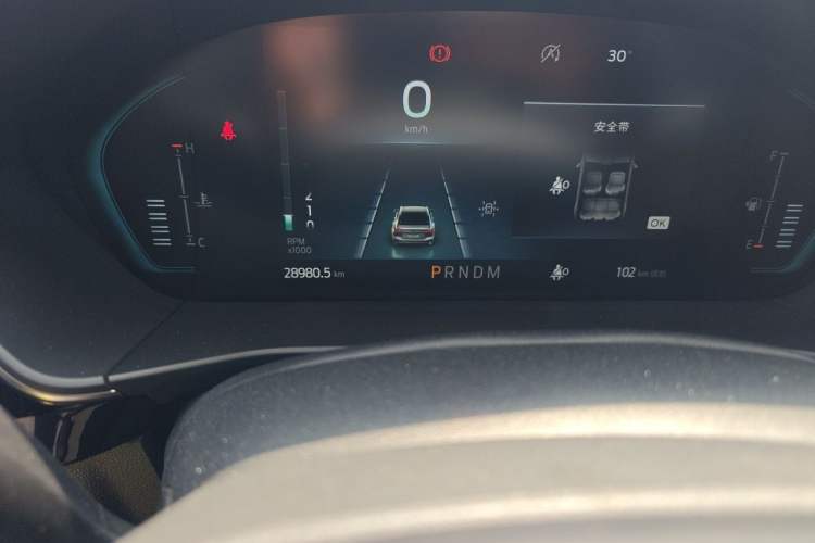 Used Ford Focus 2021 Hatchback EcoBoost 180 Automatic ST Line Odometer Close Up