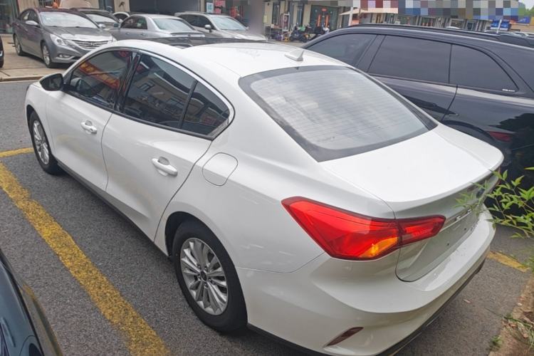 Used Ford Focus 2021 Sedan EcoBoost 180 Automatic Trendy Model Rear Left 45 Deg