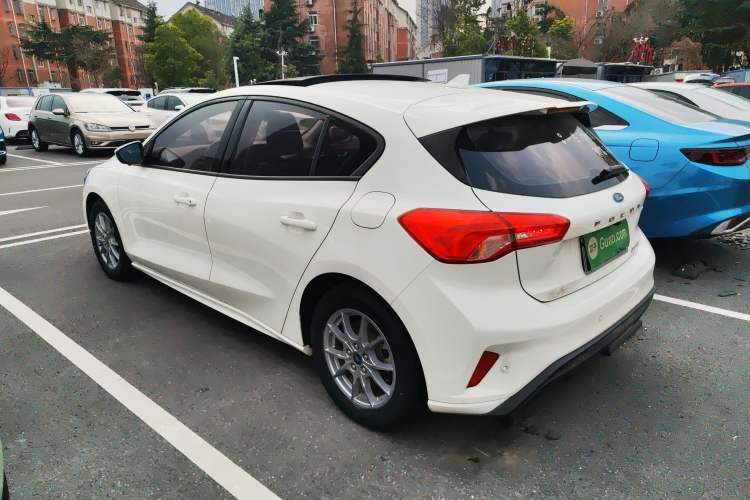 Used Ford Focus 2021 Hatchback EcoBoost 180 Automatic Titanium Edition Rear Left 45 Deg