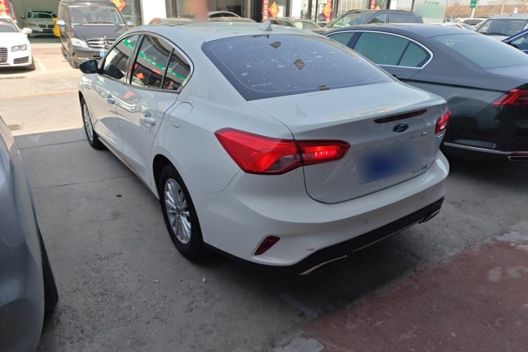 Used Ford Focus 2021 Sedan EcoBoost 180 Automatic Trendy Model Rear Left 45 Deg
