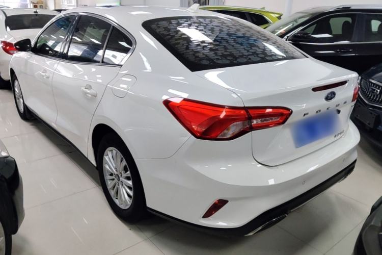 Used Ford Focus 2021 Sedan EcoBoost 180 Automatic Trendy Model Rear Left 45 Deg