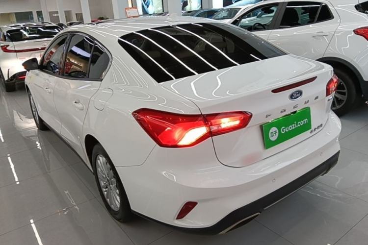 Used Ford Focus 2021 Sedan EcoBoost 180 Automatic Trendy Model Rear Left 45 Deg