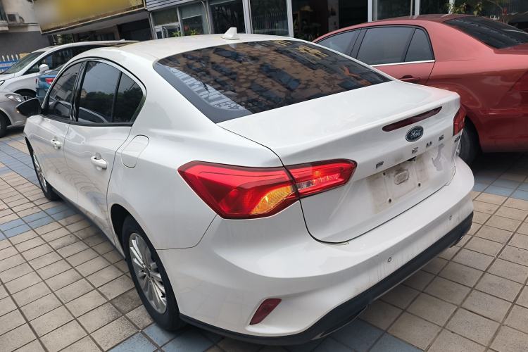 Used Ford Focus 2021 Sedan EcoBoost 180 Automatic Trendy Model Rear Left 45 Deg