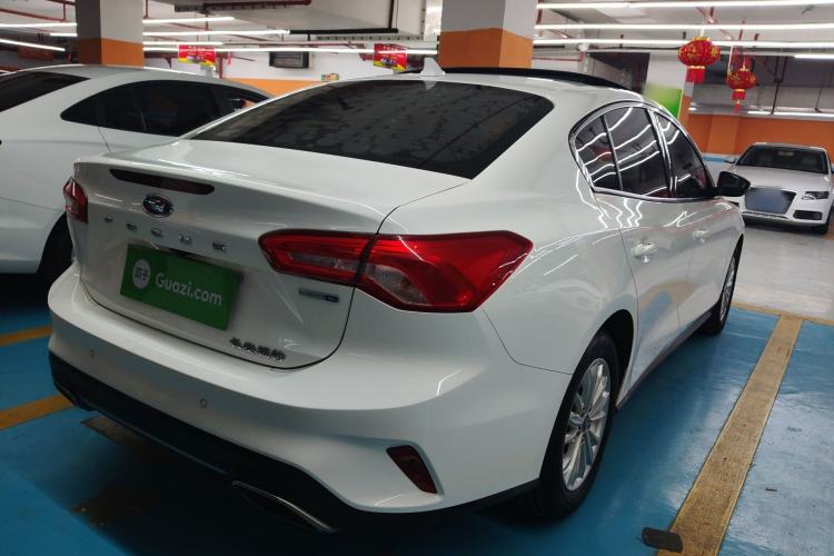 Used Ford Focus 2021 Sedan EcoBoost 180 Automatic Trendy Model Rear Right 45 Deg