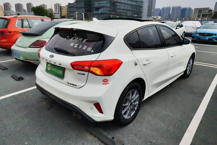 Used Ford Focus 2021 Hatchback EcoBoost 180 Automatic Titanium Edition Rear Right 45 Deg