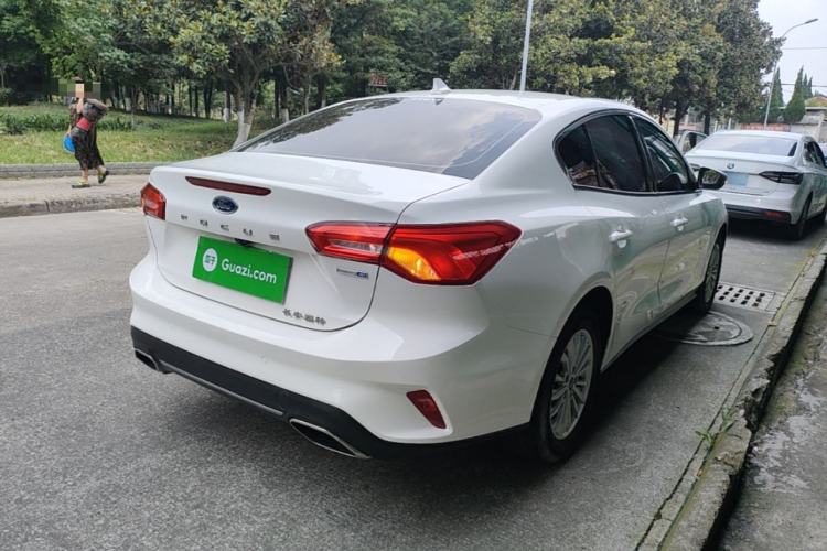 Used Ford Focus 2021 Sedan EcoBoost 180 Automatic Trendy Model Rear Right 45 Deg
