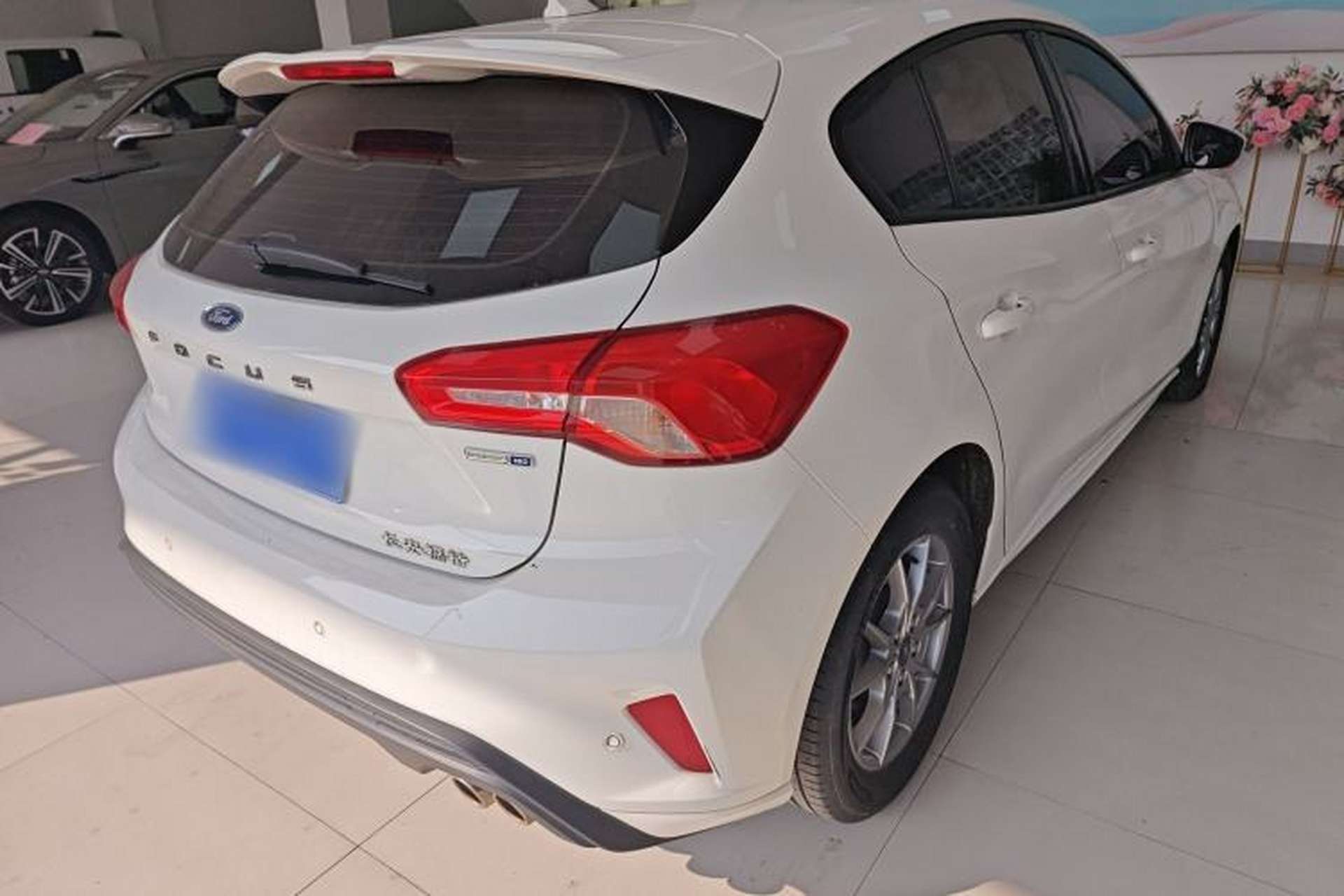 Used Ford Focus 2021 Hatchback EcoBoost 180 Automatic Titanium Edition Rear Right 45 Deg