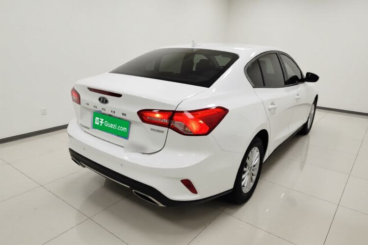 Used Ford Focus 2021 Sedan EcoBoost 180 Automatic Trendy Model Rear Right 45 Deg