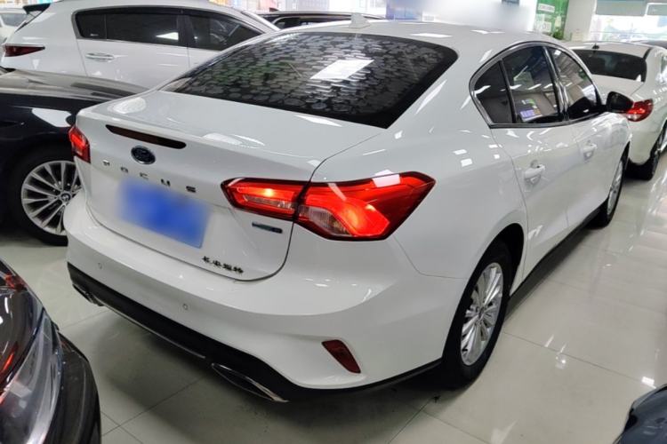 Used Ford Focus 2021 Sedan EcoBoost 180 Automatic Trendy Model Rear Right 45 Deg