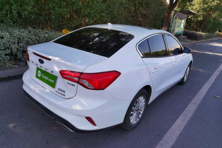 Used Ford Focus 2021 Sedan EcoBoost 180 Automatic Trendy Model Rear Right 45 Deg