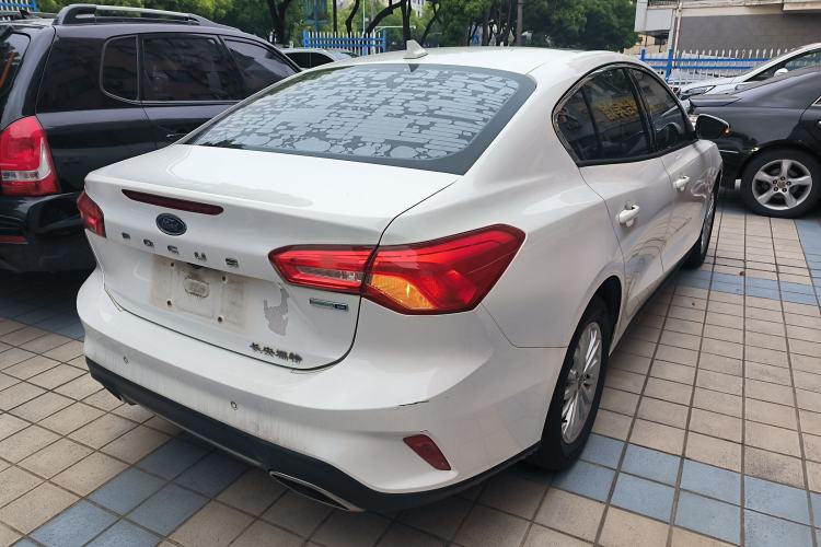 Used Ford Focus 2021 Sedan EcoBoost 180 Automatic Trendy Model Rear Right 45 Deg