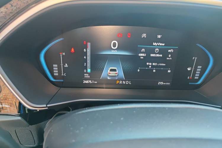 Used Ford Focus 2022 Hatchback EcoBoost 180 Automatic Performance Edition Odometer Close Up