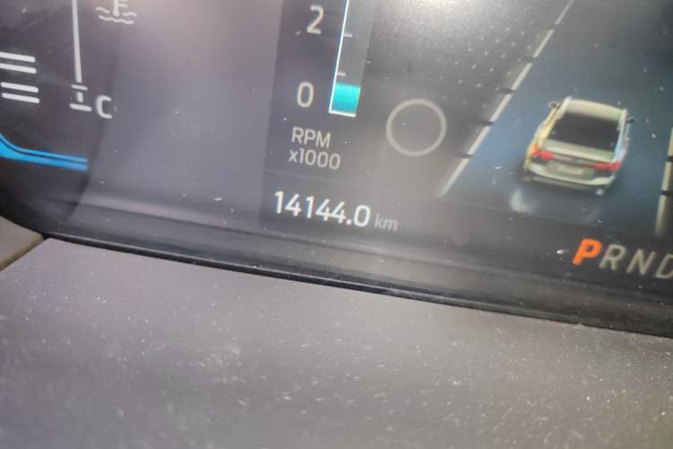 Used Ford Focus 2022 Sedan EcoBoost 180 Automatic ST Line Odometer Close Up