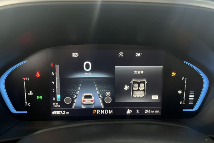Used Ford Focus 2022 Sedan EcoBoost 180 Automatic ST Line Odometer Close Up