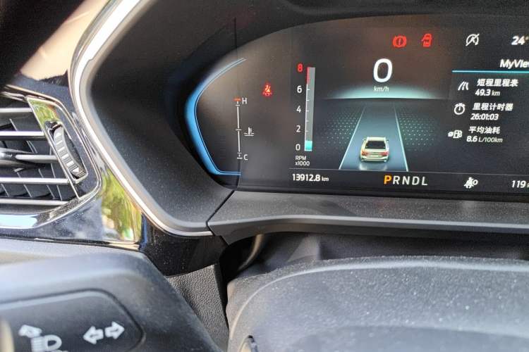 Used Ford Focus 2022 Sedan EcoBoost 180 Automatic Performance Edition Odometer Close Up
