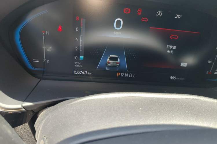 Used Ford Focus 2022 Sedan EcoBoost 180 Automatic Performance Edition Odometer Close Up