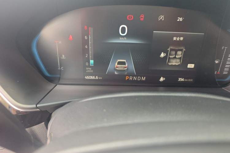 Used Ford Focus 2022 Sedan EcoBoost 180 Automatic ST Line Odometer Close Up