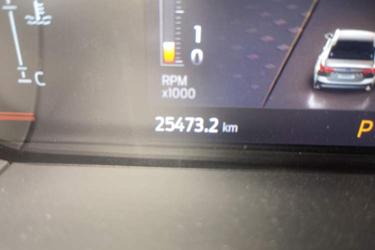 Used Ford Focus 2022 Sedan EcoBoost 180 Automatic ST Line Odometer Close Up