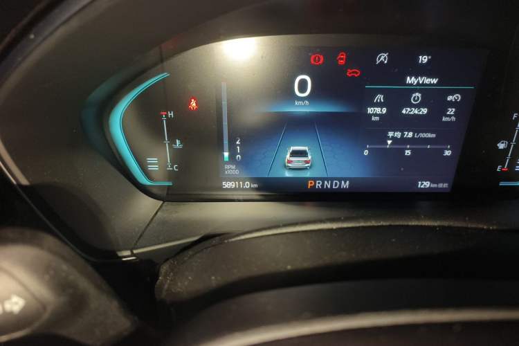 Used Ford Focus 2022 Hatchback EcoBoost 180 Automatic ST Line Odometer Close Up