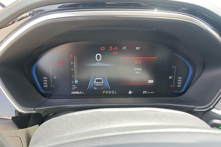 Used Ford Focus 2022 Sedan EcoBoost 180 Automatic Performance Edition Odometer Close Up